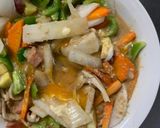 お一人様野菜たっぷり梅ウスター味炒飯作り方15写真