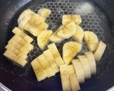 ホットケーキに爽やかバナナソース乗せ♪作り方2写真