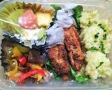 夜のお弁当🌙多国籍おつまみセット｜世界版🇮🇳🗽🪷！作り方5写真