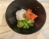 トマトと胡瓜の滋養冷汁作り方3写真