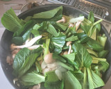 小松菜としめじと豚バラ肉の野菜炒め作り方7写真
