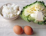 ご飯1杯が大変身!ソース香るキャベツ炒飯作り方1写真