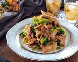 材料2つ☆豚こまキャベツのスタミナ炒め。作り方6写真
