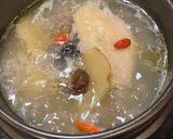 疲れた時に♪手羽中で作る薬膳参鶏湯作り方11写真