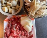 牛肉のスタミナ炒めキムチ盛り作り方3写真