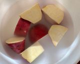 鮭とさつまいもときのこの炊き込みご飯作り方3写真