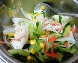 焼き玉ねぎとキュウリの味噌わさび和え作り方3写真