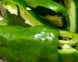 ナスとピーマンの焼き野菜を旨辛ダレで作り方2写真