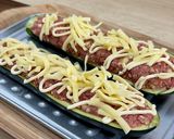 食べれる器☆ズッキーニボート作り方3写真
