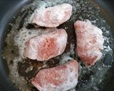 簡単秋の夕飯主菜鮭と蓮根と茸味噌バター炒め魚料理作り方8写真