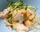 サラダチキンともやしの中華風サラダ作り方5写真