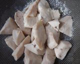 ヨウサマの減塩カジキマグロの葱炒め作り方1写真