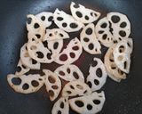 簡単夕飯主菜れんこんブロッコリー豚こま中華炒め作り方6写真