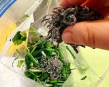 ネギ一束ペロリ！鯛と塩昆布のネギサラダ作り方5写真