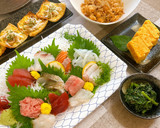 メンマと白髪ネギ和えのせ♪油揚げ焼き作り方7写真