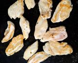 鶏肉とスナップえんどうのケチャップ炒め作り方3写真