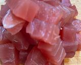 キハダマグロの柚子胡椒ポン酢和え作り方2写真