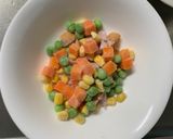 レンジ簡単洋風ニラ玉味オムライス弁当作り方1写真