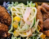高校生男子お弁当24年9月6日作り方2写真