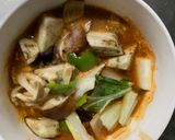 根菜茄子白菜レモン味噌デミ味温野菜サラダ作り方17写真