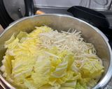 圧力鍋で鳥と白菜の味噌鍋作り方4写真