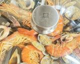 本格魚介パエリア　フライパン28㎝作り方13写真