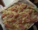 トースターでポテトソーセージのチーズ焼き作り方3写真
