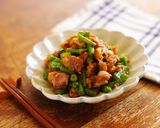 レンジで★豚肉といんげんのごま味噌和え作り方7写真