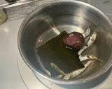 うどんや蕎麦に黄金のいりこ出汁作り方1写真