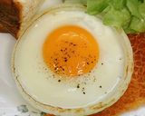 新たまねぎの羽根チーズ目玉焼き作り方6写真