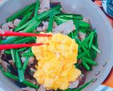 ＊卵とニラとキクラゲと豚肉の中華炒め＊作り方6写真