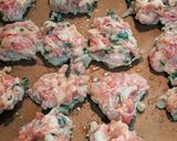 お弁当おかず 豚こま肉とあおさの甘辛焼き作り方2写真