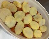 簡単⭐︎茄子と豚肉のトマポテグラタン作り方6写真