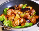 豚肉と茄子の簡単酢豚風炒め作り方6写真
