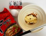 辛ラーメン混ぜ麺　アレンジレシピ作り方1写真