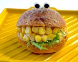 閲覧注意⁉️カブッ❗️入れ歯サンド🎃作り方5写真