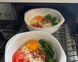 一皿で完結💕朝ご飯の目玉焼き作り方7写真