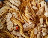 鶏もも肉のメンマ炒め作り方6写真