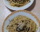 簡単★牡蠣としめじの和風パスタ作り方8写真