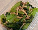 レンジで作る小松菜としめじのだし和え作り方7写真