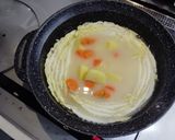 白菜とウインナーのクリーム鍋作り方3写真