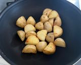 肉じゃが炒め煮➕アスパラ作り方4写真
