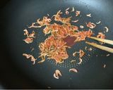 中国料理アレンジ！豆腐皮と干しエビ炒め作り方4写真