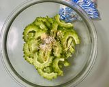 冷めても美味しい…ゴーヤと豆腐で作る♡そぼろ煮作り方3写真