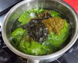 春ワカメの梅和え作り方1写真