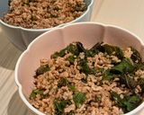 ご飯が進む！青じそぼろ 【そぼろ・そぼろ丼】作り方4写真