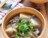 ほっこり♩まいたけと豆腐のみそ汁作り方4写真