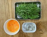 ニラと卵の炒め物作り方1写真
