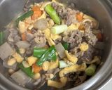 牛肉と蒸し大豆のうま煮♪作り方5写真