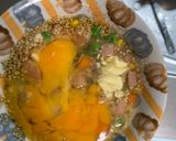 レンジ簡単クリーミーチャプチェ味炒飯弁当作り方7写真